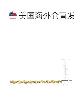 美国直邮Julianna B朱莉安娜女士项链金色圆环相扣简约休闲时尚