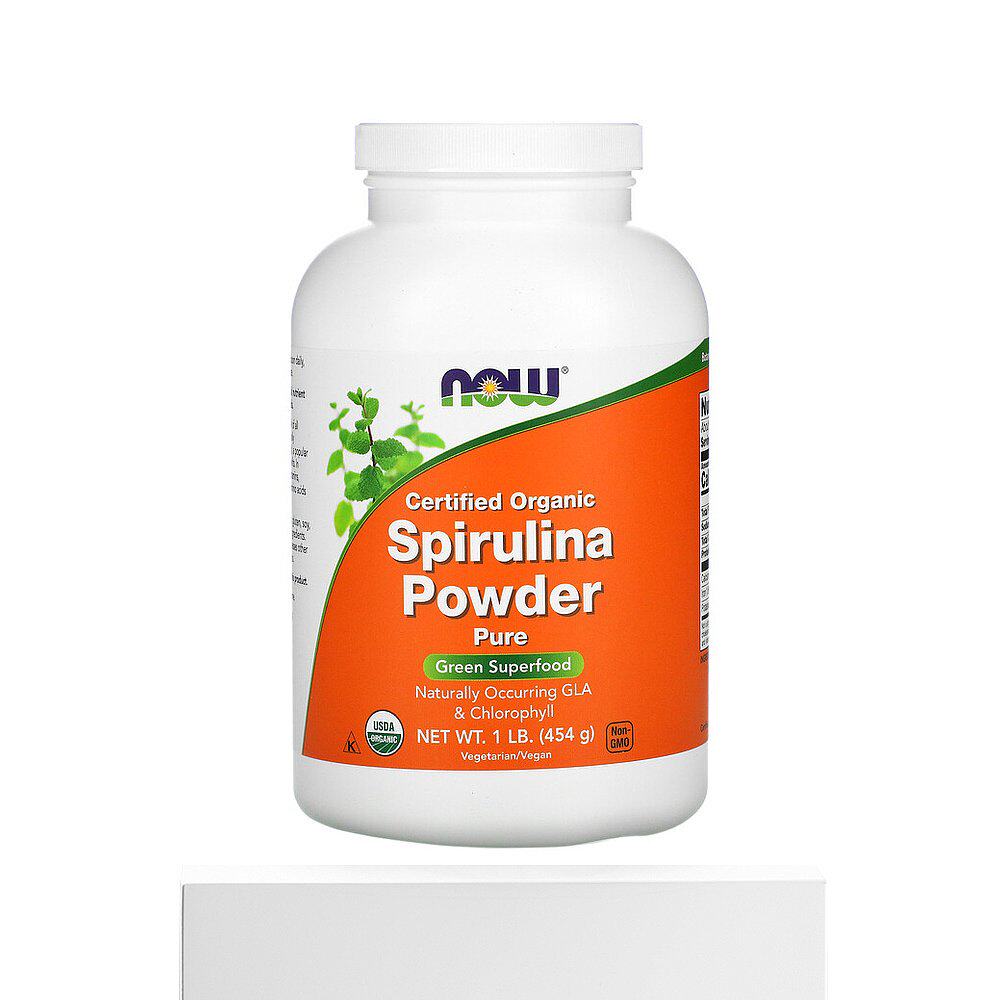 香港直发iherb now有机螺旋藻粉 天猫国际探物美国螺旋藻/藻类提取物