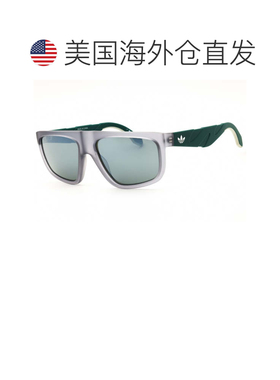自营adidasOR0093 20Q灰色/绿色镜面-灰色 美国奥莱直发