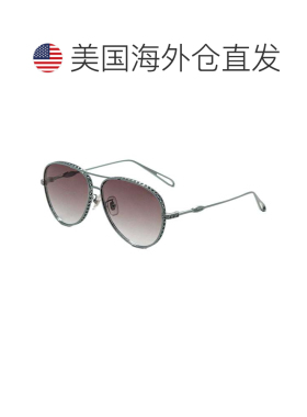 自营Chopard女士59mm太阳镜SCHC86M590844-蓝色 美国奥莱直发