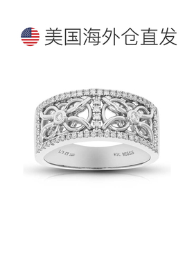 自营vir jewels1/3 克拉总重量圆形切割实验室种植钻石结婚戒指 6