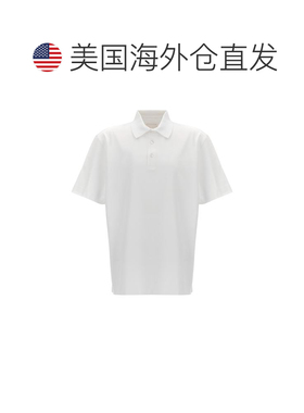 自营Givenchy Men's Logo Embroidery Polo Shirt - white 美国奥