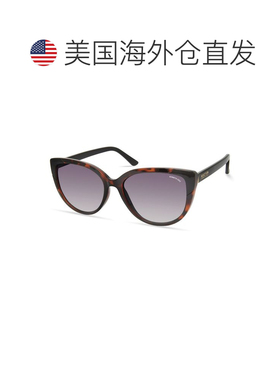 自营Kenneth Cole Injected Women's Sunglasses - black 美国奥