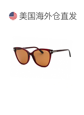 自营tom fordFT0844 ANI 68E闪亮红色/棕色-闪亮红色 美国奥莱直