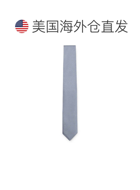 美国直邮自营boss真丝混纺提花图案领带-浅紫色 美国奥莱直发