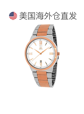 自营Jivago Men's Clarity Silver Round 41mm - silver 美国奥莱