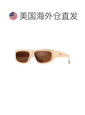 自营Jacquemus Sunglasses Square Full Rim, Shiny Black Frame