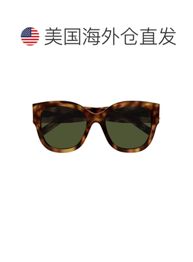 自营saint laurentSl M95/F Linea Monogram Square Frame Honey