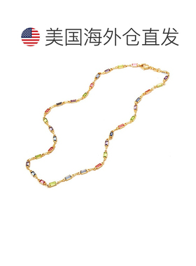自营 liv oliver18k 金多色网球项链 - 金 美国奥莱直发