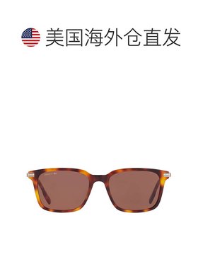 自营Lacoste Brown Square Men's Sunglasses L6035S 214 53 - mu