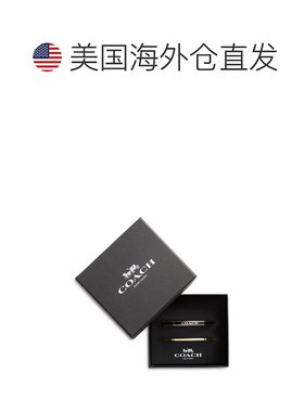【美国直邮】COACH Pave Color Inlay Logo 手链套装 2件装 金色