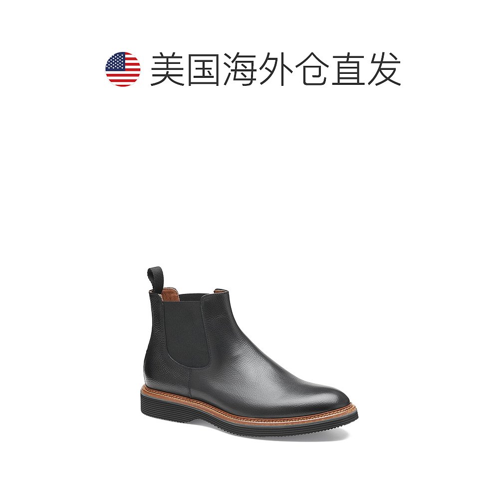 自营johnston & murphyJohnston&Murphy Jenson切尔西皮靴-黑色 - 图1