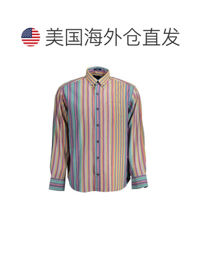 自营Gant Cotton Men Men's Shirt - blue 美国奥莱直发