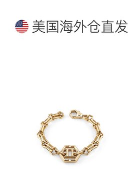 自营philipp pleinUNITY Bracelet - gold 美国奥莱直发手链配饰