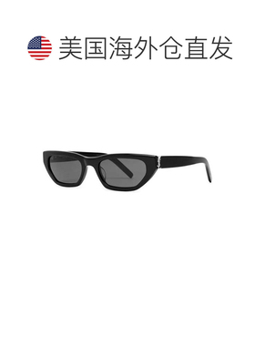自营saint laurentSLM126 001闪亮黑色/黑色-闪亮黑色 美国奥莱直