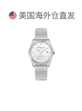 自营Kenneth Cole Men's Classic mm Quartz Watch - white 美国