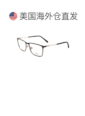 自营Fossil Men's Matte Black 57mm Opticals - matte black 美