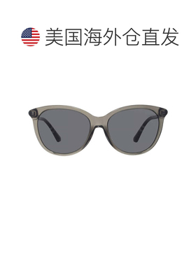 自营Burberry Dark Grey Oval Ladies Sunglasses BE4455 416087
