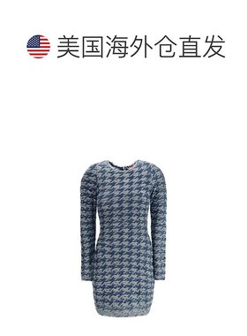 自营Diesel Cotton Casual Women's Dress - blue 美国奥莱直发
