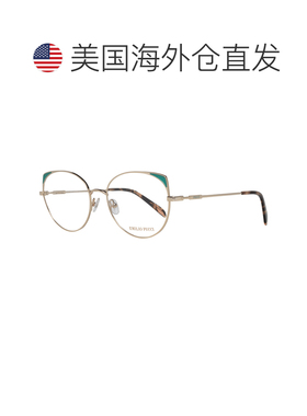 自营Emilio Pucci Metal Glasses Women's (Frames) - gold 美国