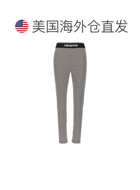 自营Paco Rabanne Women's Monogram Leggings - multicolor 美国