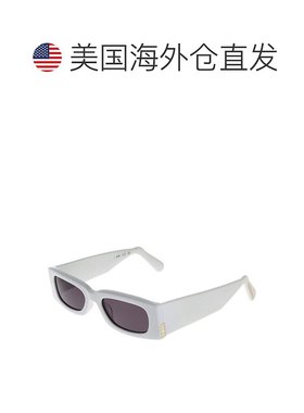 自营 GCDS 男女通用太阳镜 - 白色 美国奥莱直发