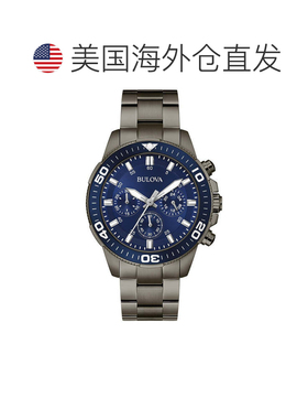 自营Bulova Men's Classic 42mm Quartz Watch - blue 美国奥莱直