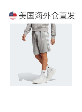 自营Men's adidas Essentials Single Jersey 3-Stripes Shorts -