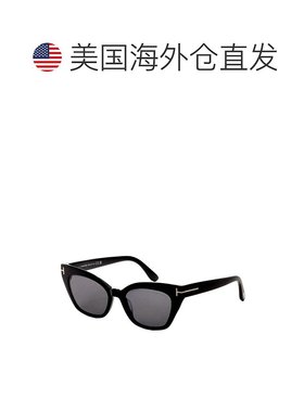 自营 Tom Ford女式52毫米黑色太阳镜FT1031-01A-52-黑色 美国奥莱