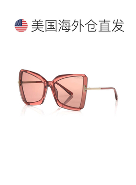 自营tom fordFT0766 72Y透明古董粉红色与玫瑰金/浅玫瑰-透明古董