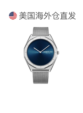自营Kenneth Cole Men's Classic mm Quartz Watch - blue 美国奥