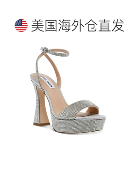 自营Women's Steve Madden Lashed Dress Sandals Crystal Rhines
