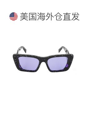 自营Prada Violet Butterfly Ladies Sunglasses PR 08YS 03V01O