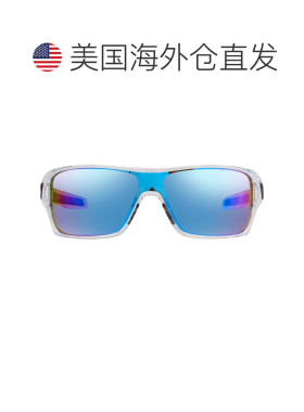 自营Oakley Turbine Rotor Prizm Sapphire Wrap Men's Sunglasse
