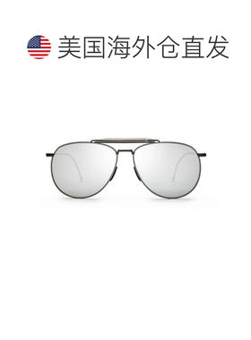 自营thom browneThom e Titanium Sunglasses - gray 美国奥莱直