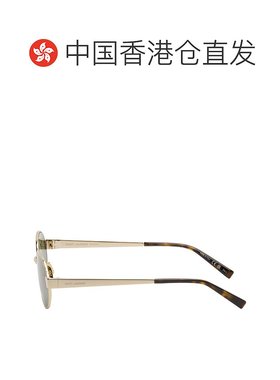 香港直邮潮奢 Saint Laurent 圣罗兰 女士 金色 SL 692 太阳镜 SL