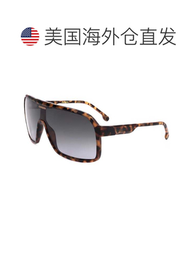 自营 Carrera男式99毫米灰色太阳镜-哈瓦那 美国奥莱直发卡雷拉