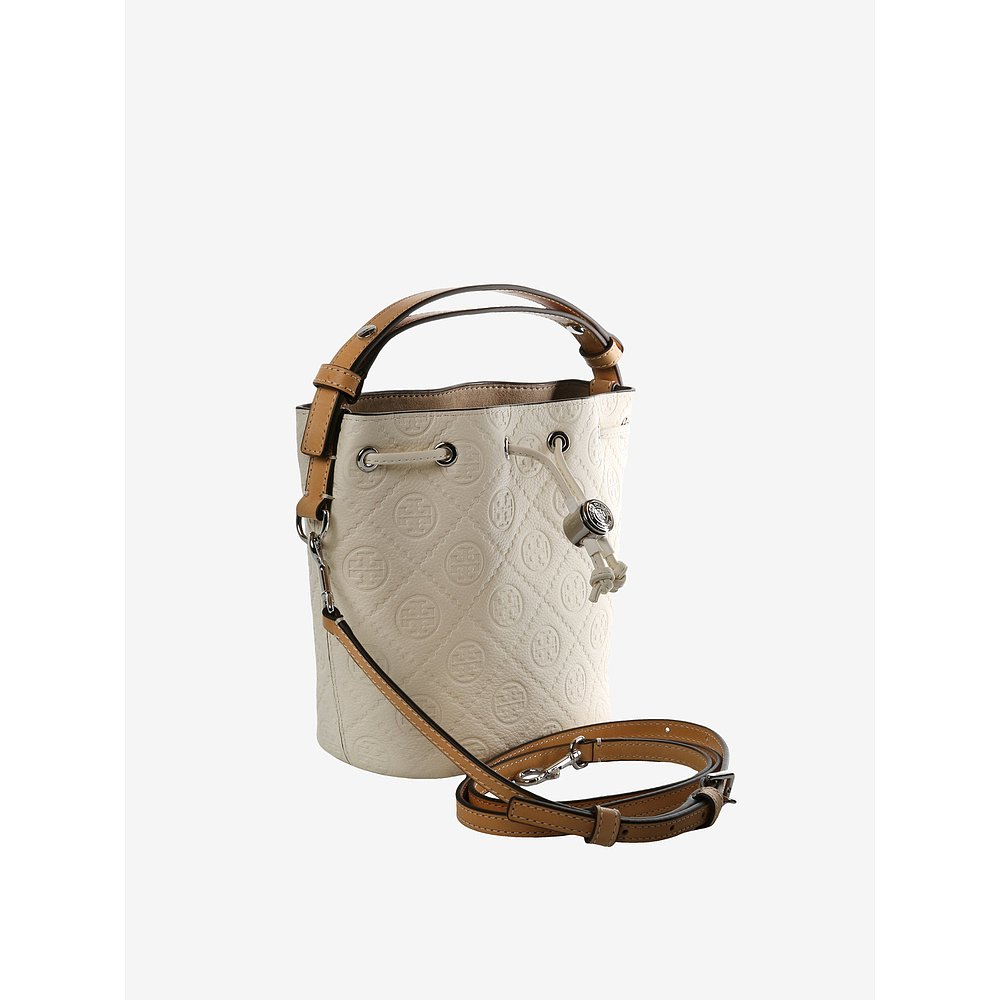 美国直邮TORY BURCH-女式T字母圆石迷你水桶包汤丽柏琦 - 图2