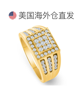 自营pompeii31 克拉男士 14k 黄金实验室培育钻石戒指 - 14k 黄金