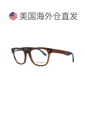 自营Ermenegildo Zegna Plastic Glasses Men's (Frames) - brown