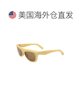 自营Jacquemus女士JAC58 55mm太阳镜-黄色 美国奥莱直发