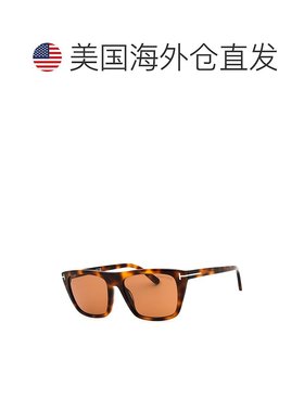自营Tom Ford男士FT1175 56mm太阳镜-棕色 美国奥莱直发汤姆福特