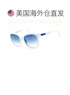自营adidasOR0012 21w白色/蓝色渐变-白色 美国奥莱直发