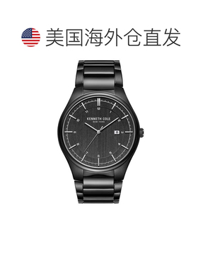 自营Kenneth Cole Men's Classic mm Quartz Watch - black 美国