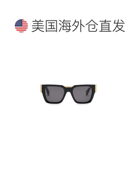 自营philipp plein方形太阳镜-黑色/金色 美国奥莱直发