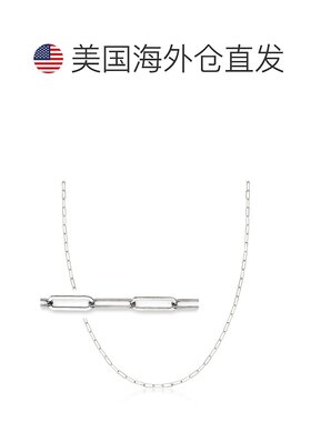 自营 Ross-Simons 3 合 1 意大利纯银回形针链式项链、面具架和眼