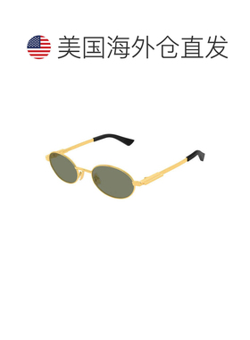 自营bottega venetaBV1470S 004绿色/绿色-金色 美国奥莱直发配饰
