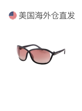 自营Tom Ford女式Fernanda 68毫米太阳镜-黑色 美国配饰直发奥莱