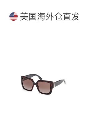 自营Guess Resin Women's Sunglasses - brown 美国奥莱直发