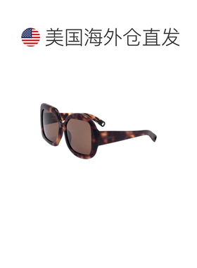 自营Jacquemus女士JAC10 56mm太阳镜-棕色 美国奥莱直发
